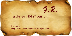 Falkner Róbert névjegykártya